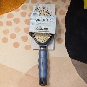 Conair Gel Grips Blue Hair Brush